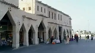 Explore world's richest country Qatar old souq #Aabidaahil #qatarcitycenter #dohacity