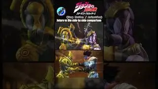 Jotaro vs Dio Stop Motion side by side comparison pt 2  