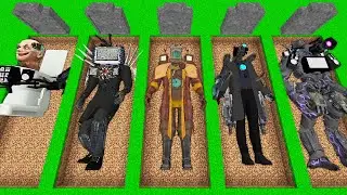 YANLIŞ TİTAN SKİBİDİ TUVALET GİZLİ MEZARINI SEÇERSEN ÖLÜRSÜN 😱 - Minecraft