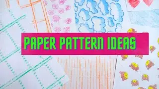 How to make background using Crayons /Paper Pattern using Crayons