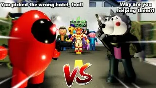 ROBLOX PIGGY RP AMONG US IMPOSTOR VS WILLOW!!
