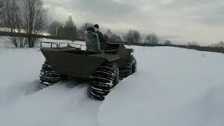 Движение в целик, давление 60 впереди, 50 сзади (мм.рт.ст.). На первой и второй пониженной.