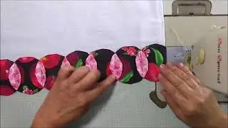 CORTEI ALGUNS CÍRCULOS E FIZ UM BARRADINHO #costura #panodeprato #diy #handcraft