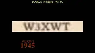 W3XWT/WTTG-TV 5 (FOX) ident 1945