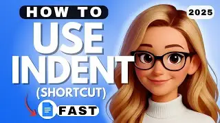 How to Indent on Google Docs Keyboard Shortcut