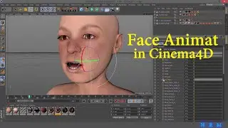 Face animate in Cinema 4D "tutorial"
