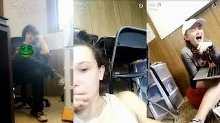 Millie Bobby Brown ► Snapchat Story ◄ 21 April 2017 w/ Sadie Sink & Gaten  Matarazzo