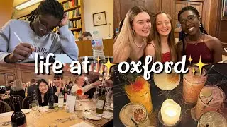 oxford university vlog | study, formal dinner, friends