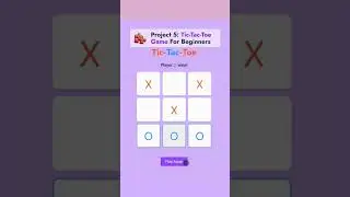 Tic Tac Toe layout using css #shorts  #javascript #coding #html #css #react #htmlcssjs