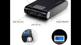 OXA 10000mAh Dual USB Power Bank Unboxing DBPOWER FBA