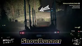 Creepy man in the woods - SnowRunner
