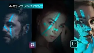 🔥NEON LIGHTS EFFECT ON PICSART | face neon lights effect on PicsArt app | only 5 minutes 👍👍