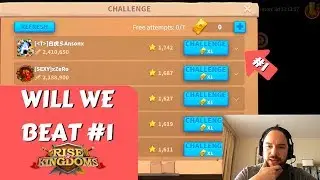 Sunset Canyon is AWESOME - We challenge the #1 player | Rise of Kingdoms