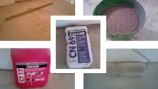 Заливаю самовыравнивающуюся смесь Ceresit CN 69