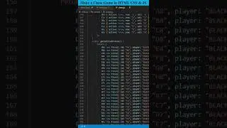 Chess Game in HTML CSS & JS 