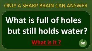 ONLY A GENIUS CAN ANSWER THESE QUESTIONS | TRICKY RIDDLE QUIZZES