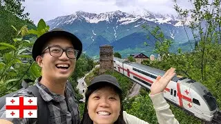 From TBILISI to MESTIA 🇬🇪 (TRAVELING to SVANETI GEORGIA + Megrelian and Svan food!)