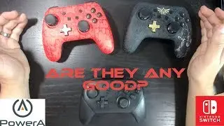 Unboxing : PowerA Wired Nintendo Switch Controllers (Mario / Zelda)