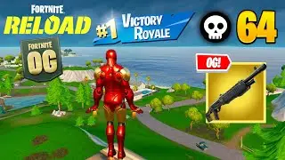 64 Elimination Solo Vs Squads Reload Zero Builds Gameplay Win🏆(NEW GAMEMOD!! Fortnite Reload)