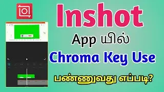 How to edit videos using Inshot chroma Key effect | how to enable chroma Key in Inshot |TMM Tamilan