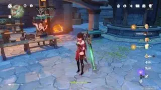 Genshin Impact - Weapon stance jumping to plunging attack 
