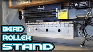 Ditch the vice, build an Eastwood Bead Roller stand // Fabrication Videos