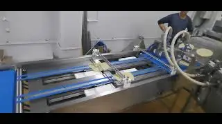 Блинная линия БЛК-1200, система дозации и заворота блина.