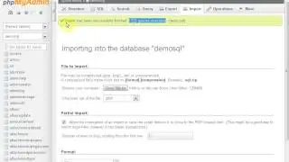 Import large sql to phpmyadmin