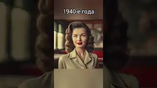 Красота разных десятилетий по версии ИИ 