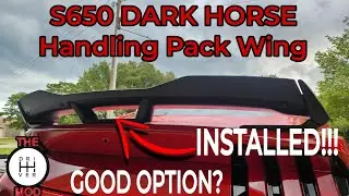 Dark Horse Handling Pack Wing INSTALLED!! DO You GET what you PAY FOR?!?