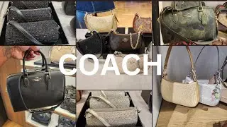 NEW COACH DROP COME SHOP WITH ME 🛍 LARGE ROWAN AND BLING TERI SHOULDER BAG...