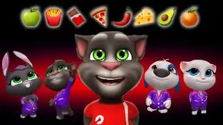 My Talking Tom Friends - EATING BY EMOJI