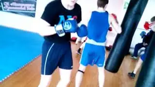 Никита Рустенко, работа на мешке 2019год.