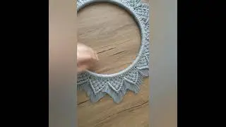 Makrome Kasnak Çerçeve