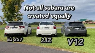 Not all subaru STi’s are created equally. EJ257 - 2JZ - 1GZFE toyota V12 @1lowrx