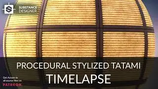 Substance Designer - Stylized Tatami