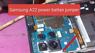 Samsung A22 power button jumper solution
