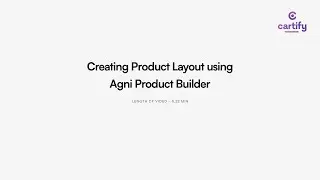 Tutorial 6: Create Product Layout using Agni Product Builder on Cartify WooCommerce WordPress Theme