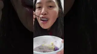 Kain tayo bilo-bilo or binignit? yummy #bilobilo #mukbang