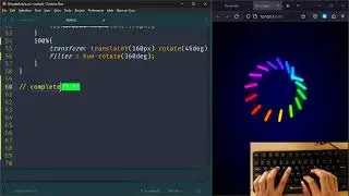 ASMR Programming - Beautiful CSS Loader - No Talking
