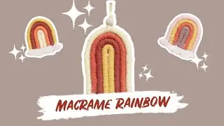 DIY Macrame Rainbow - Dekorasi Kamar Anak✨ #MacrameRainbow #NurseryDecor #KidsRoomDecor