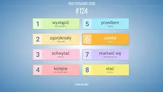 #124 | 1000 польских слов. Выучим польский за 16 часов