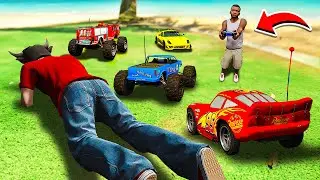 STOLE ALL THE SMALL RC CARS FROM BABY FRANKLIN! 🔥 GTA 5 BUFFALOSON MODS