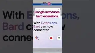 Google Bard AI extensions | A Threat to ChatGPT dominance? #bard #bardai #googlebardai #shorts