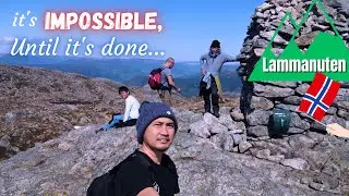 Mountain Hiking in LAMMANUTEN Trail 2023 -  The highest Mountain in Tysvær, Norway