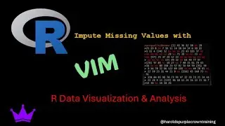 R Data Visualization & Analysis:  Impute Missing Values With VIM