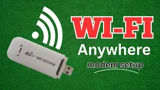 How to configure 4G LTE USB Dongle Wi-Fi