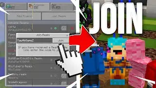 JOIN MY MINECRAFT BEDROCK REALM! (REALM CODE AND LINK)-[1.16+]
