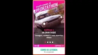 Forza Horizon 4. Otoño. Serie 38. Desafío Semanal Forzathon. COMO DE LEYENDA.