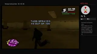 GTA SAN ANDREAS PARTE 5 100 grafitis